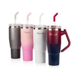 Gobelet isotherme 1,2 L 40oz poignée rotative et couvercle 2 en 1.