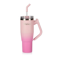 Gobelet isotherme 1,2 L 40oz poignée rotative et couvercle 2 en 1.